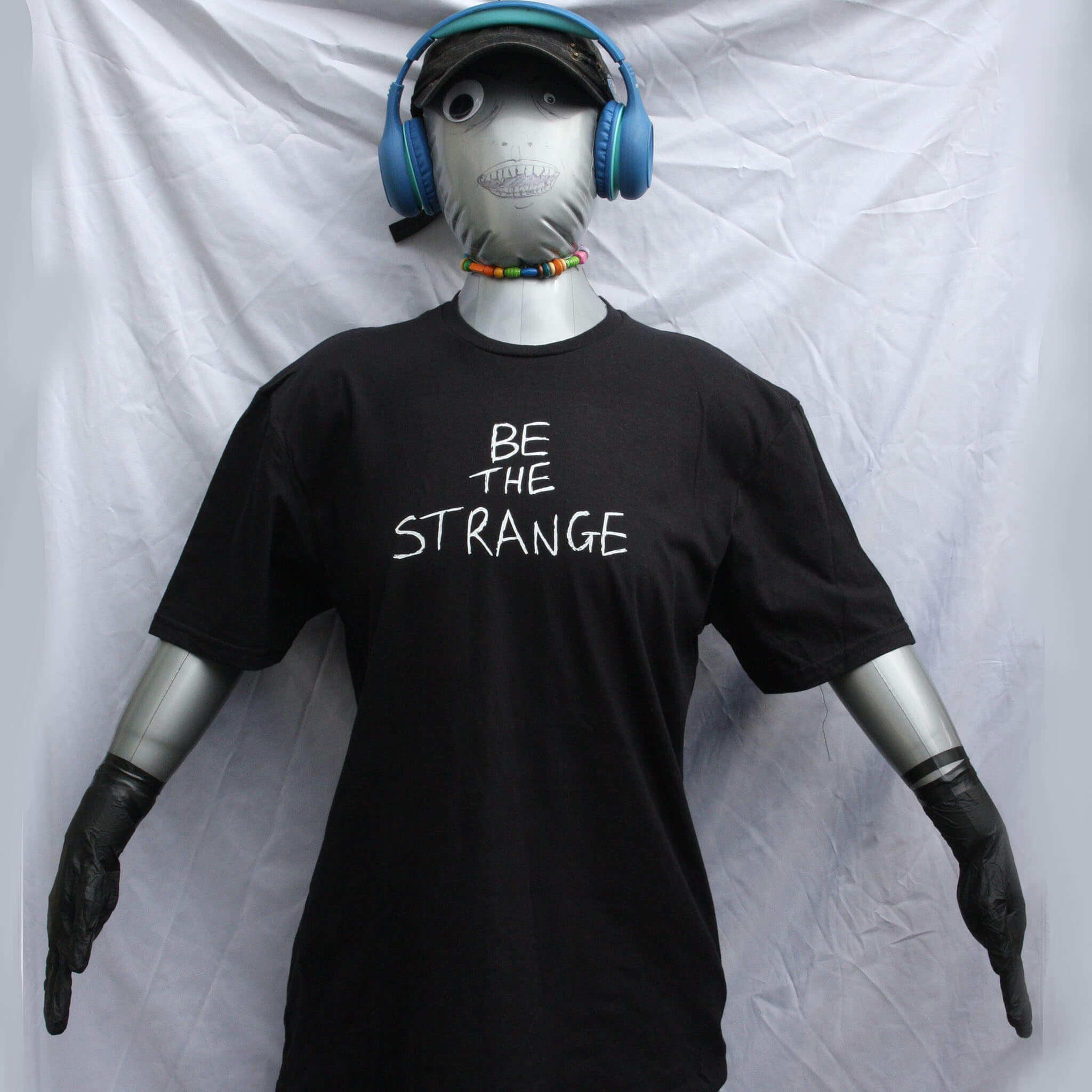 Be the strange t-shirt, hand scrawled and as beautiful as you are. By ElRat Designs