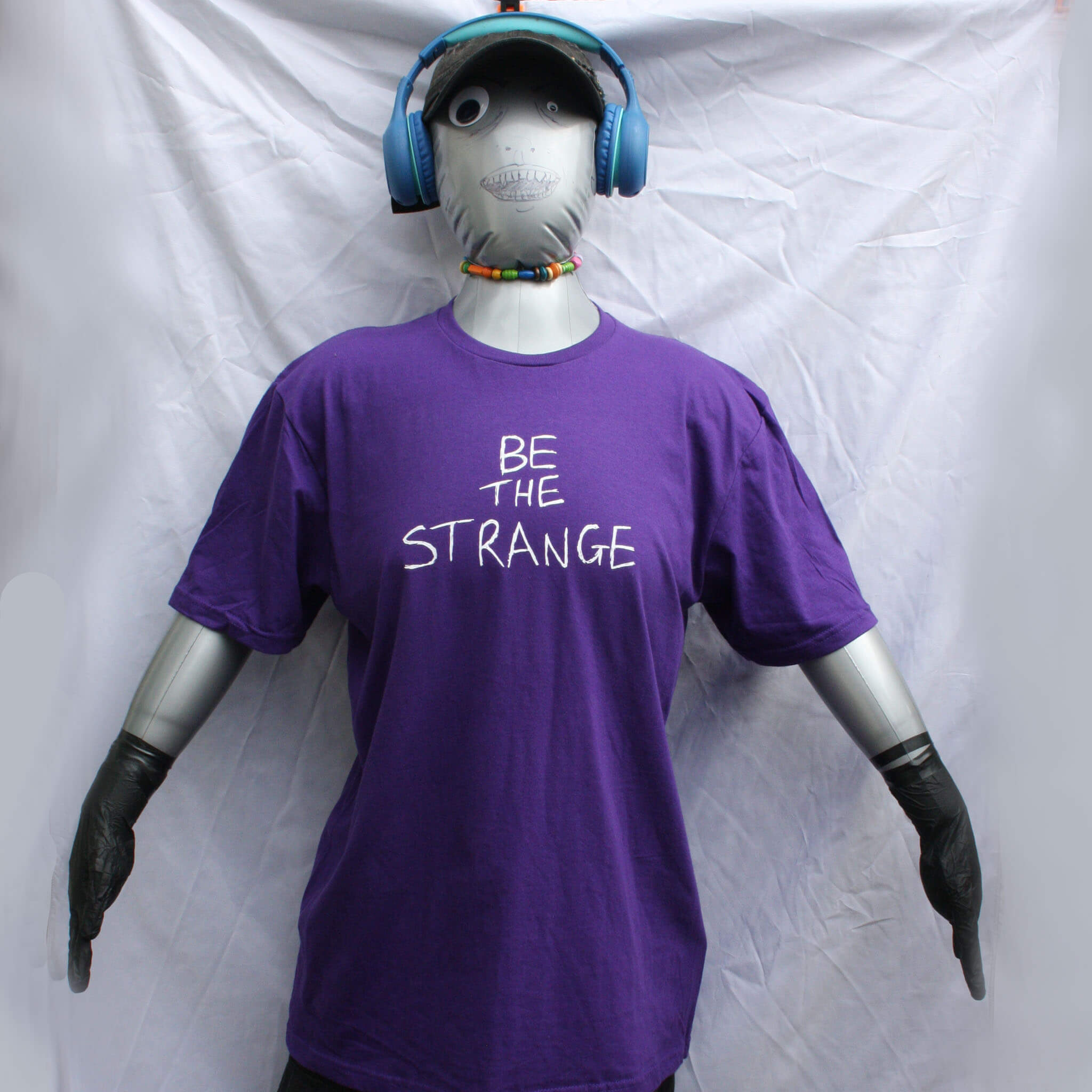 Be the strange t-shirt, hand scrawled and as beautiful as you are. By ElRat Designs