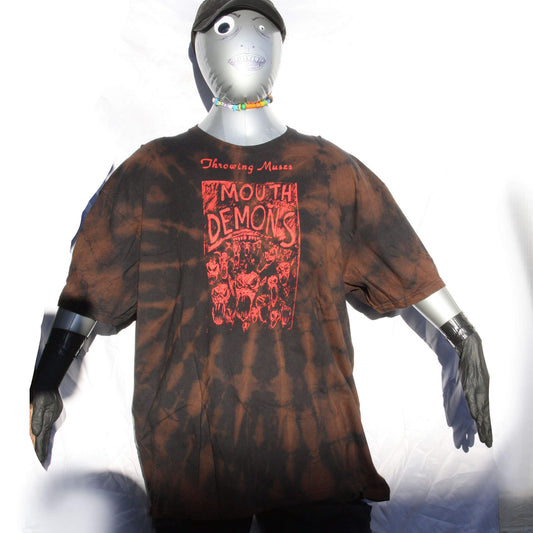 Throwing Muses Ellen West "Mouth Demons" - 2XL ONE OFF Reverse Tie-Dye (#2) ***MISPRINT***