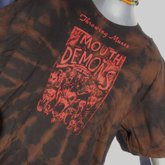 Throwing Muses Ellen West "Mouth Demons" - 2XL ONE OFF Reverse Tie-Dye (#2) ***MISPRINT***