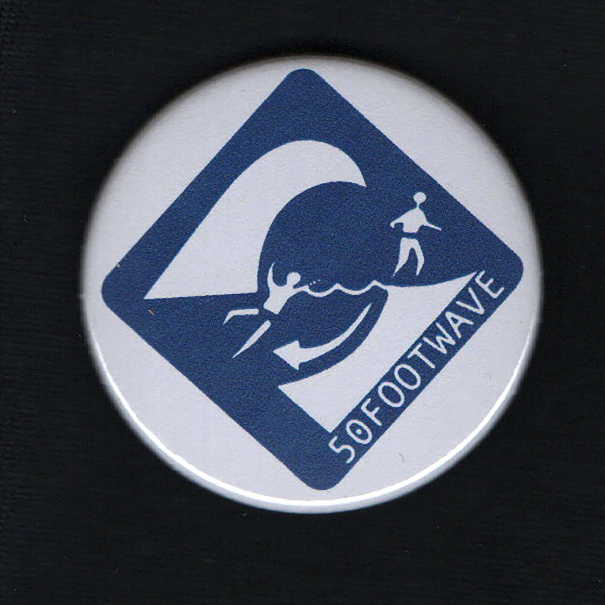 50 Foot Wave Logo, 38mm badge, button, pin