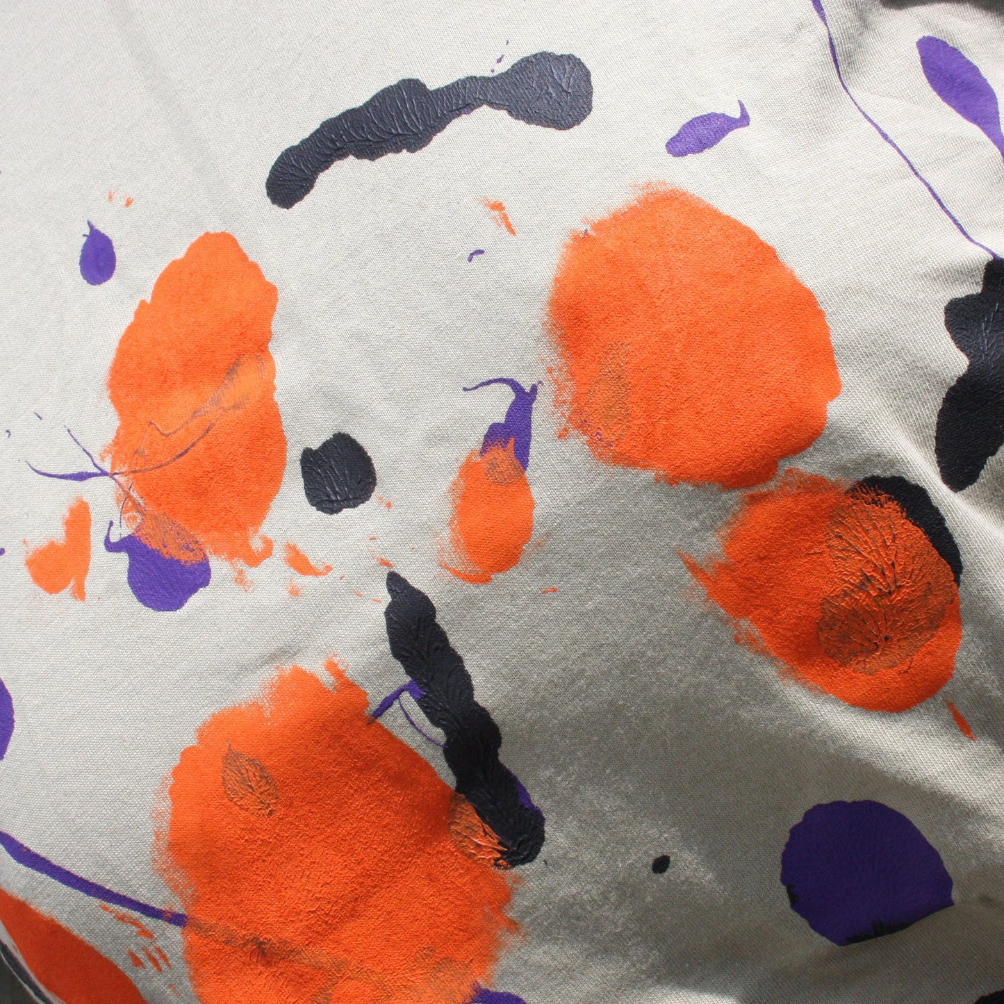 Splatter Print Art Shirt - One of a Kind Hand Printed, Colour Sage, Size M, SP.SS.Sa.M1 | ElRat Designs