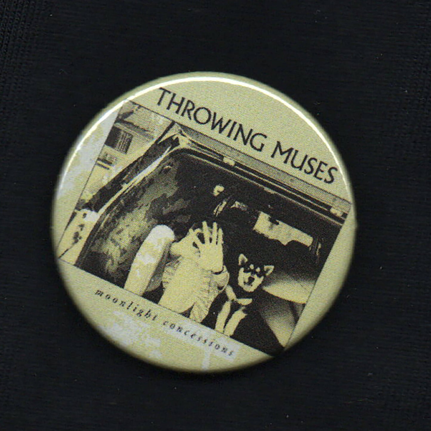 Throwing Muses "Moonlight Concessions" album cover, 38mm badge, button, pin