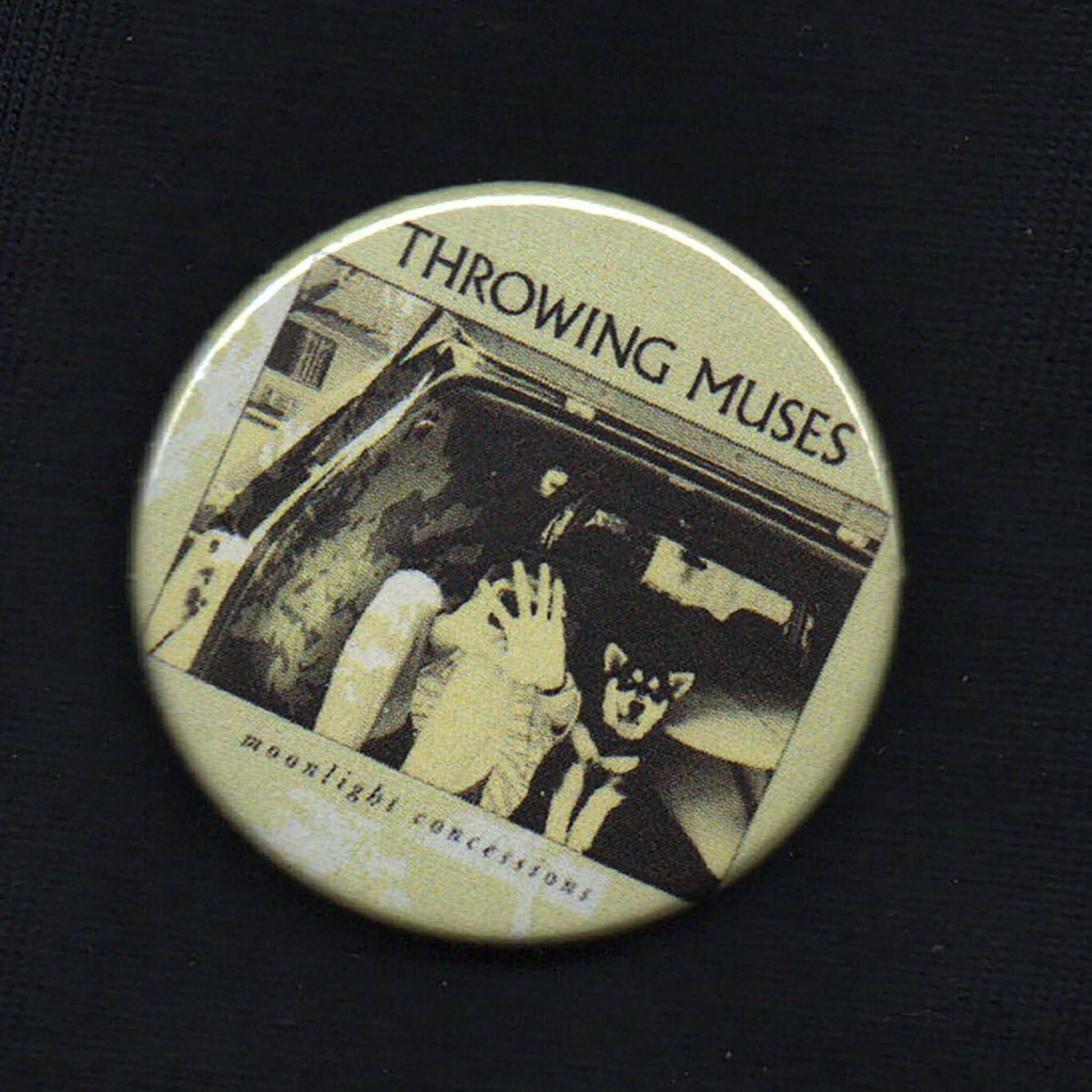 Throwing Muses "Moonlight Concessions" album cover, 38mm badge, button, pin