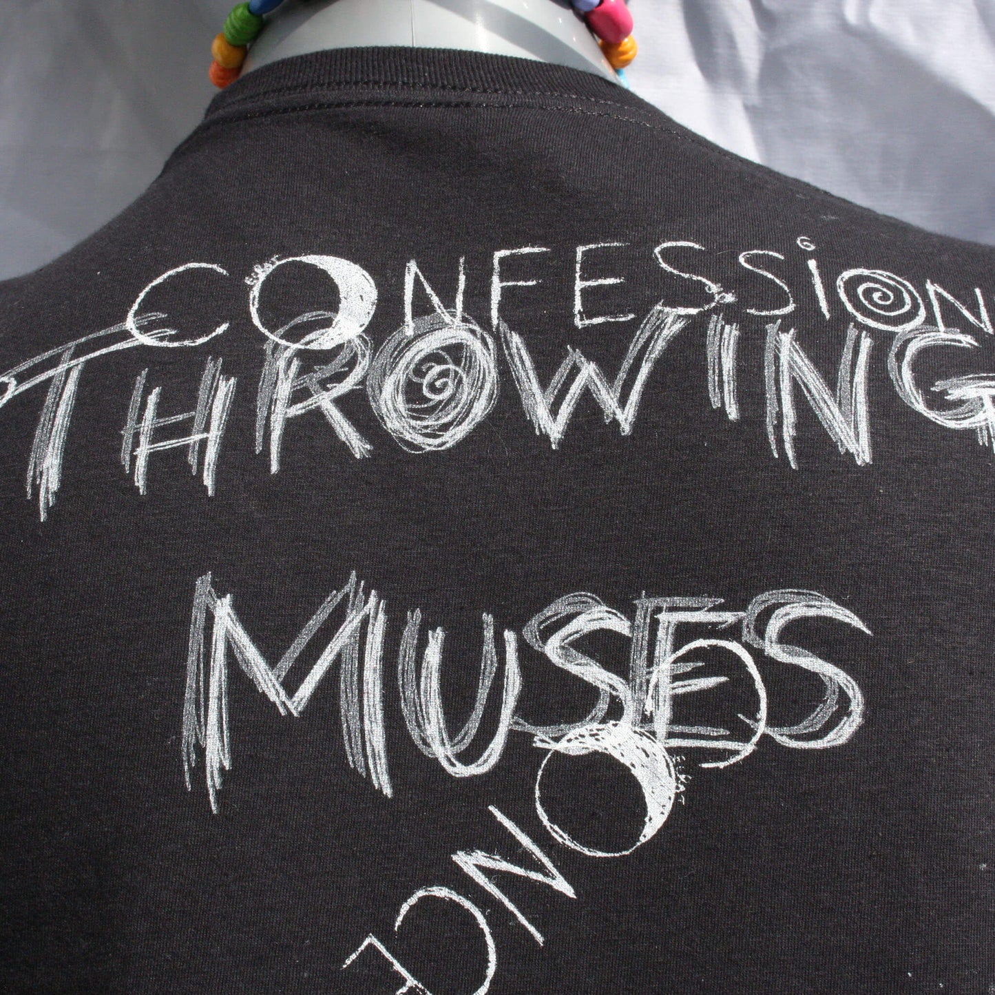 Throwing Muses Concessions/Confessions - One of a kind Messy Print T-Shirt by ElRat Designs