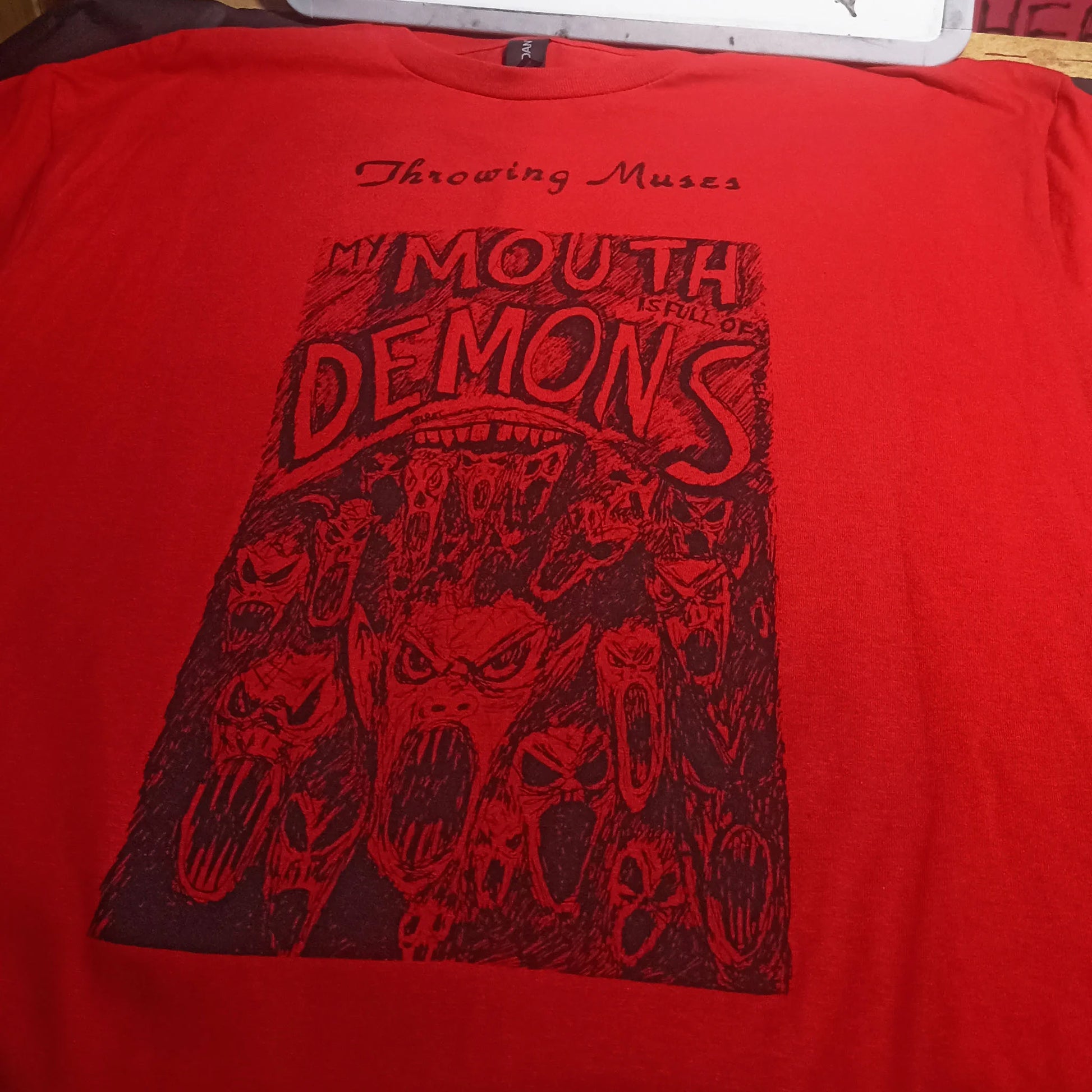 Throwing Muses - Ellen West Tee - Mouth Demons | ElRat Designs