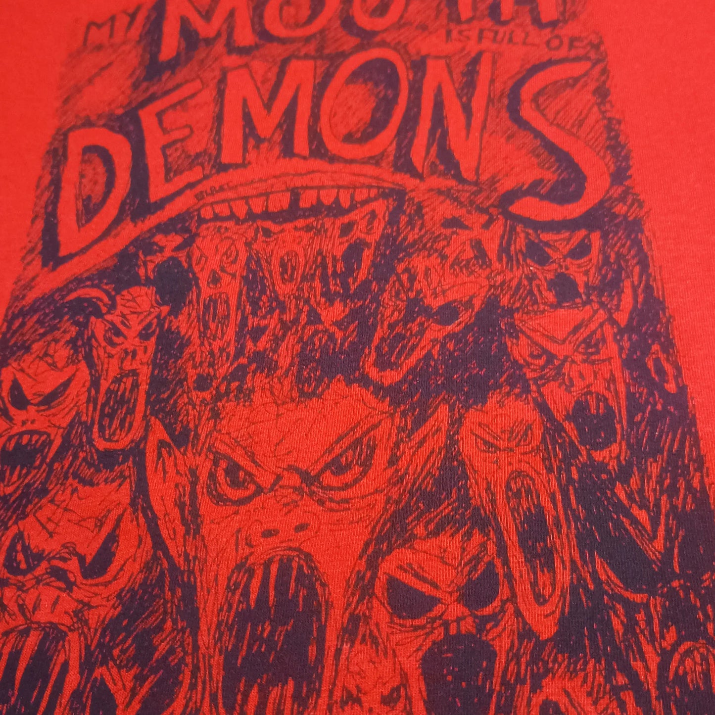 Throwing Muses - Ellen West Tee - Mouth Demons | ElRat Designs