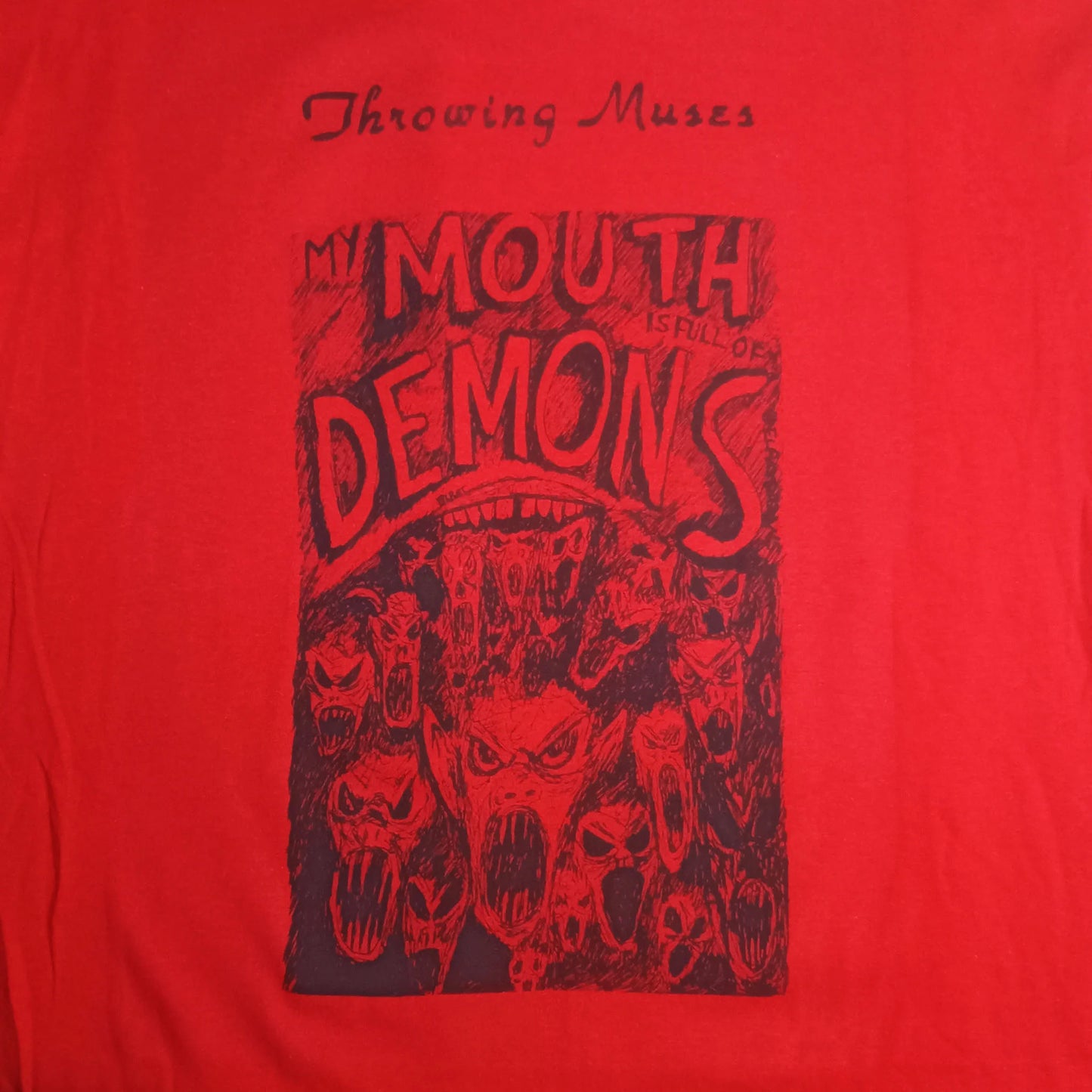 Throwing Muses - Ellen West Tee - Mouth Demons | ElRat Designs