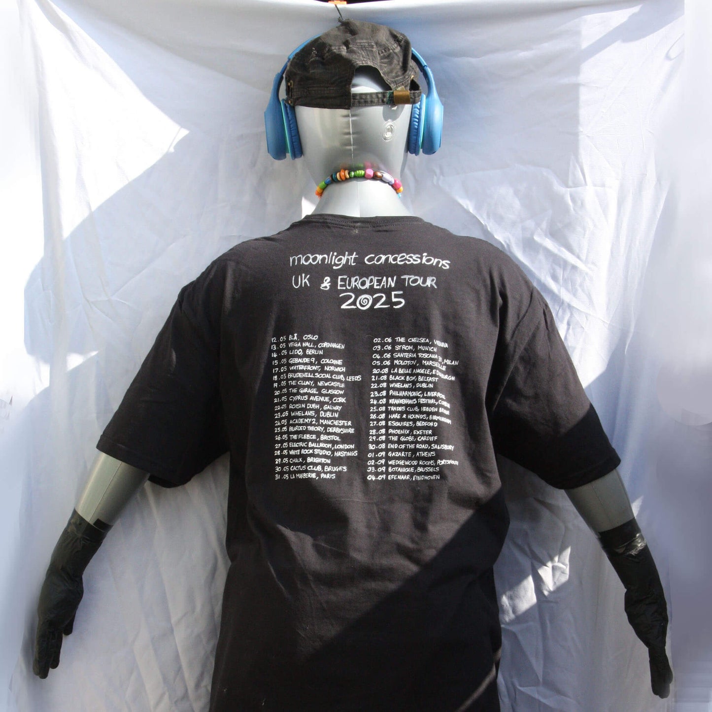 Throwing Muses 2025 tour shirt from ElRat Designs Back V2