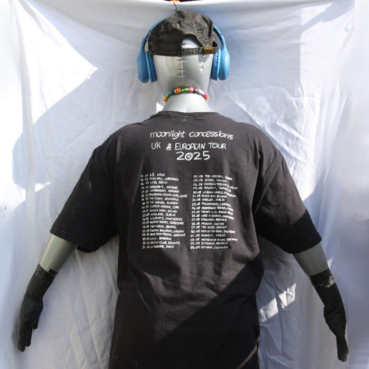 Throwing Muses 2025 tour shirt from ElRat Designs Back V2