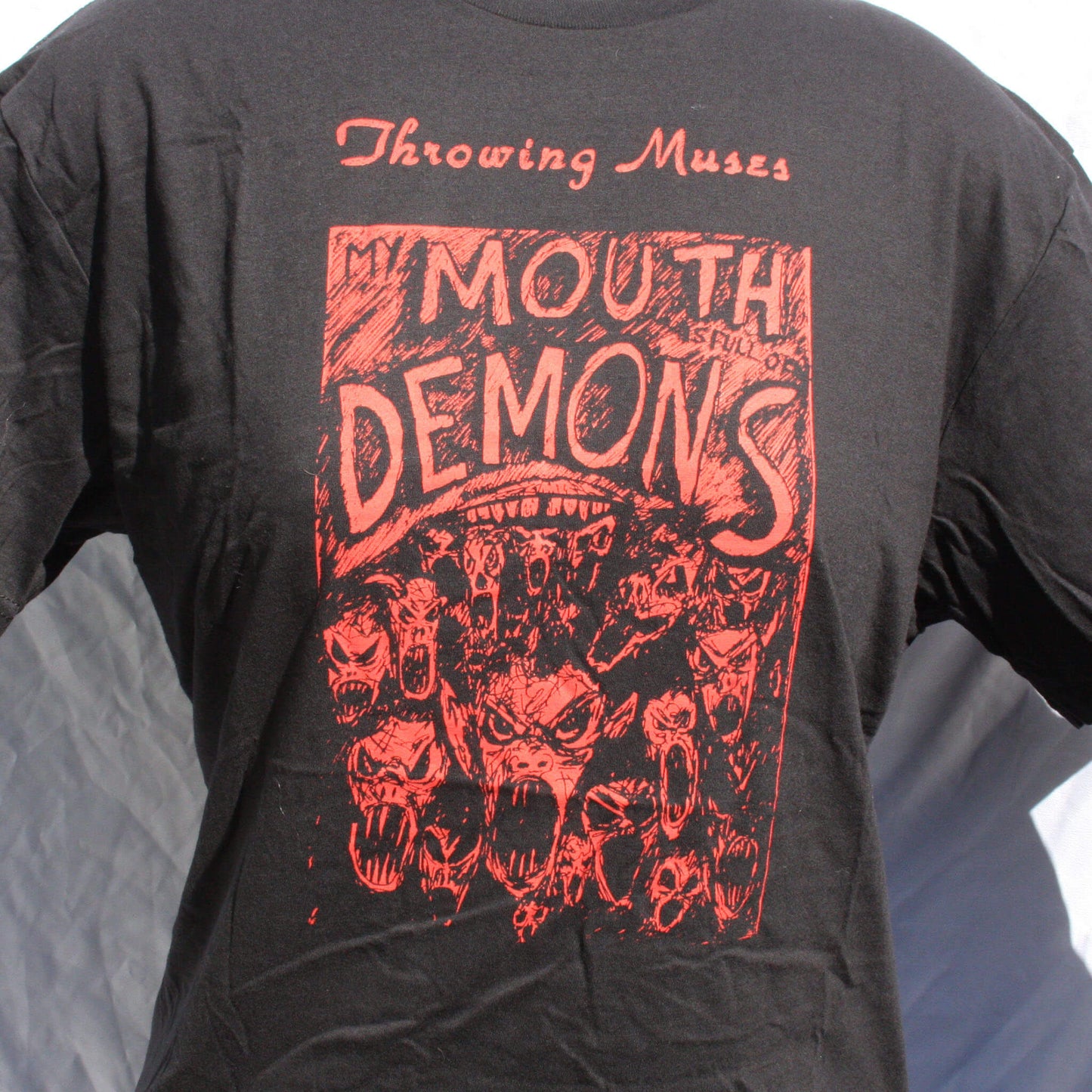 Throwing Muses 'My mouth is full of Demons', 'Ellen West' tee - screen printed t-shirt - ElRat/Hersh - ElRatDesigns - T Shirt