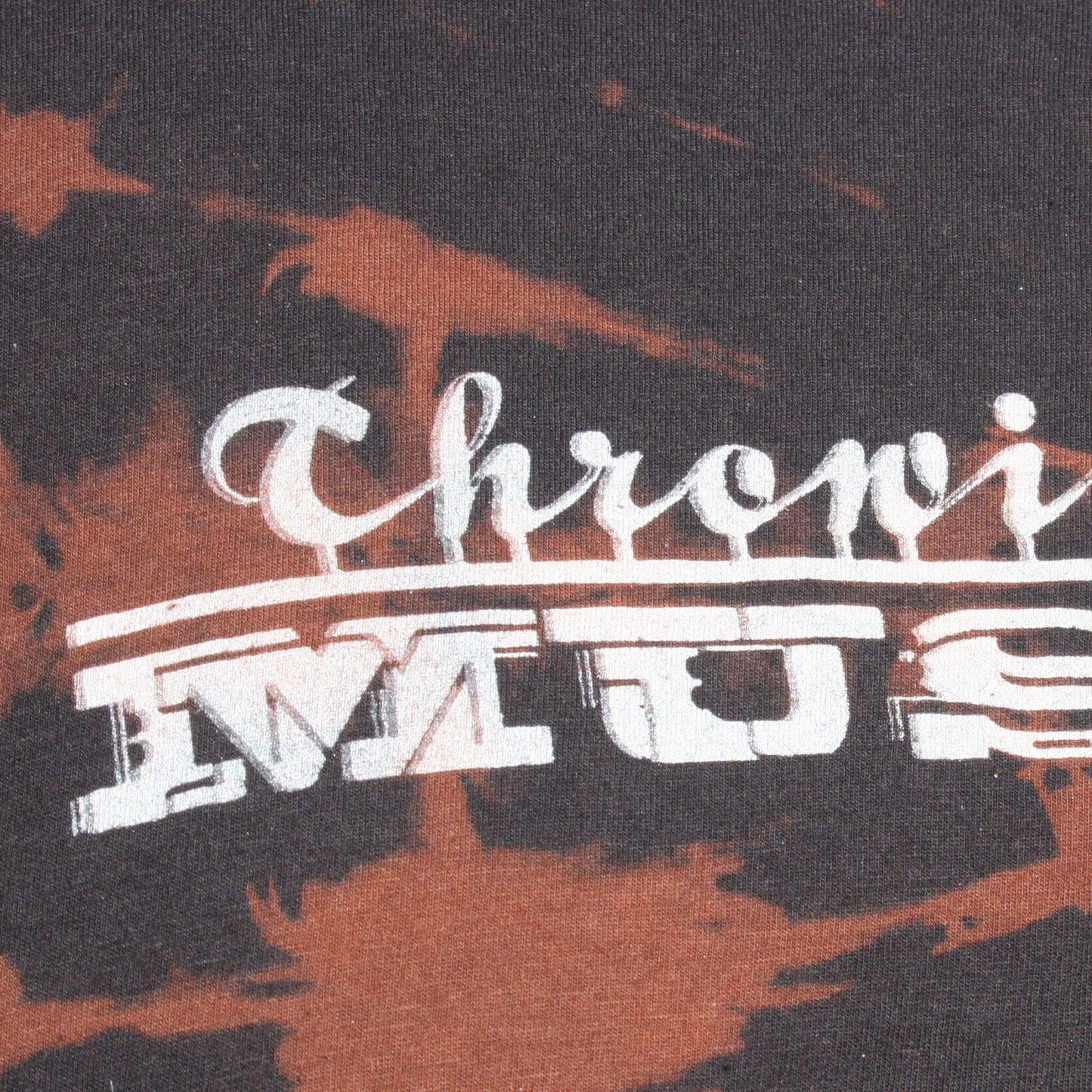 Throwing Muses "University - T-Shirt - 2XL ONE OFF Reverse Tie-Dye (#1) ***MISPRINT*** close