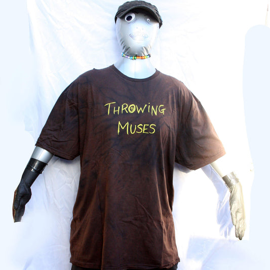 Throwing Muses ElRat Scruffy Font - 2XL ONE OFF Reverse Tie-Dye (#1) ***MISPRINT***