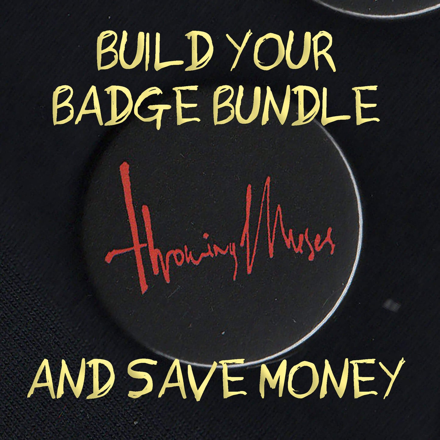 Metal Backed badges, but a bundle and save more money. Support Kristin Hersh with a badge from ElRat Designs