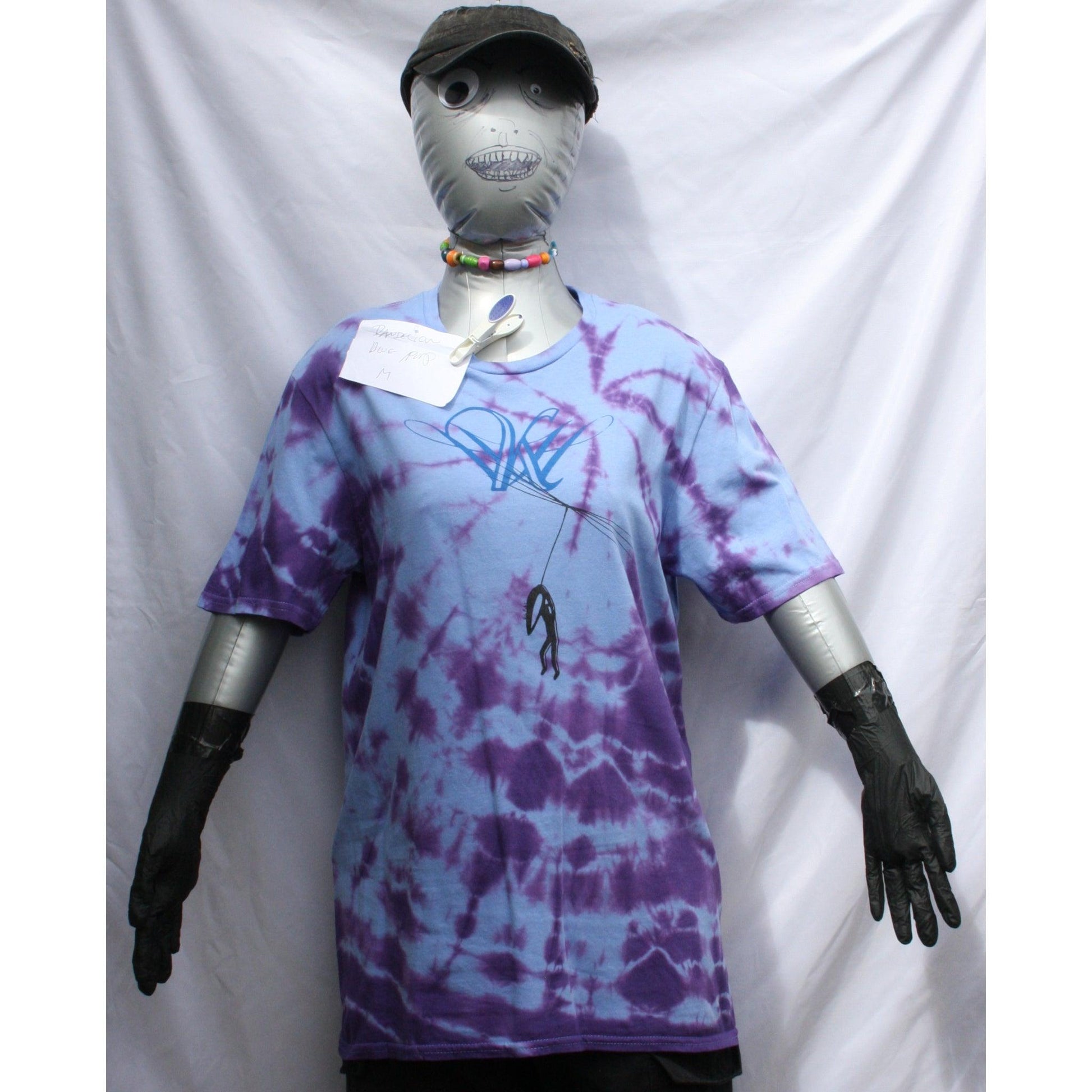 Dandelion Hope - Kristin Hersh T - Shirt - Medium ONE OFF Blue/Purple Tie - Dye (#1) MISPRINT - ElRatDesigns