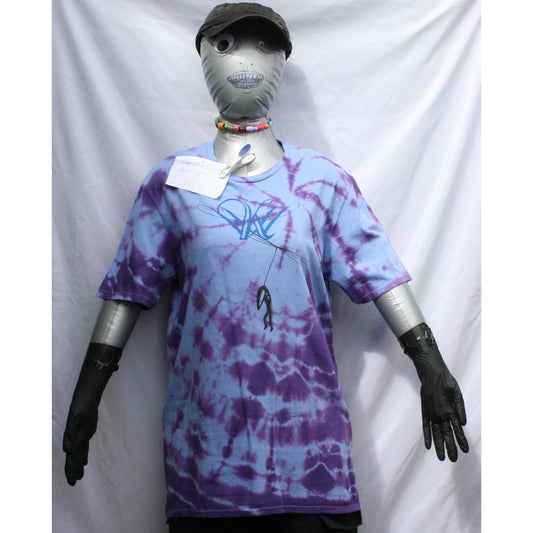 Dandelion Hope - Kristin Hersh T - Shirt - Medium ONE OFF Blue/Purple Tie - Dye (#1) MISPRINT - ElRatDesigns