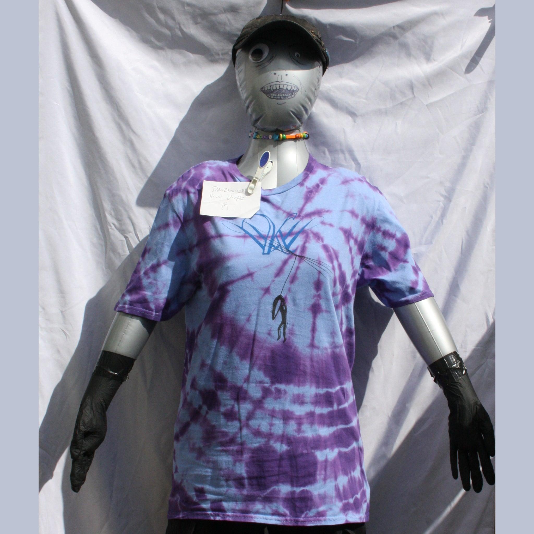 Dandelion Hope - Kristin Hersh T - Shirt - Medium ONE OFF Blue/Purple Tie - Dye (#2) MISPRINT - ElRatDesigns