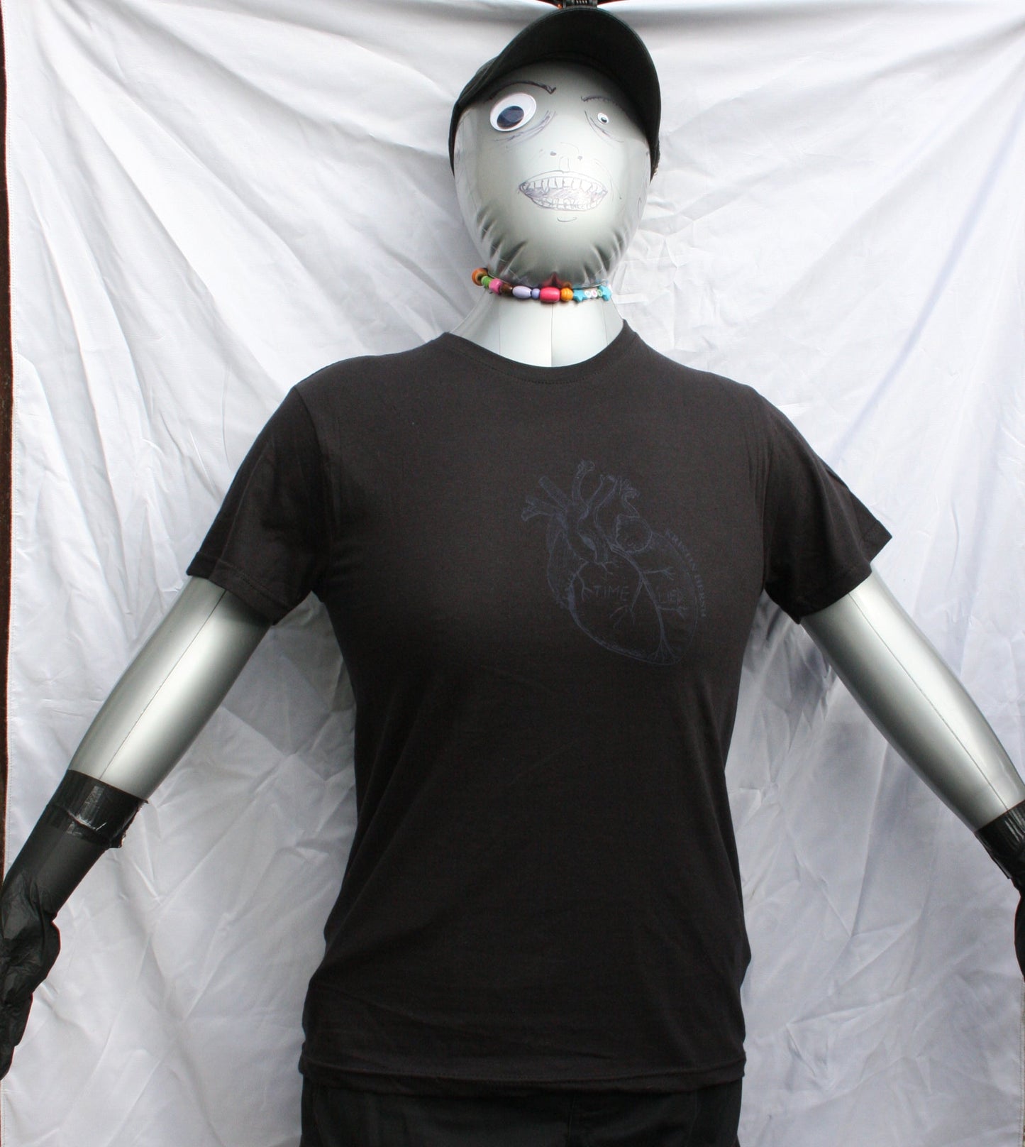 Kristin Hersh, 'Time Lied' anatomical heart tee - Black Heart Edition ���� ElRat/Hersh - ElRatDesigns - T Shirt