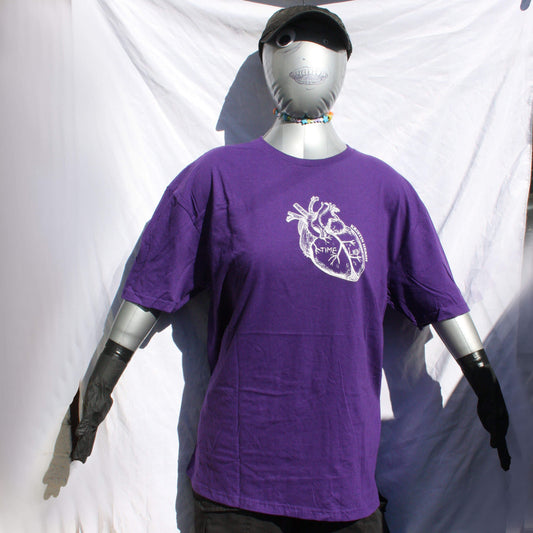 Kristin Hersh, 'Time Lied' anatomical heart tee - ElRat/Hersh - ElRatDesigns - T Shirt
