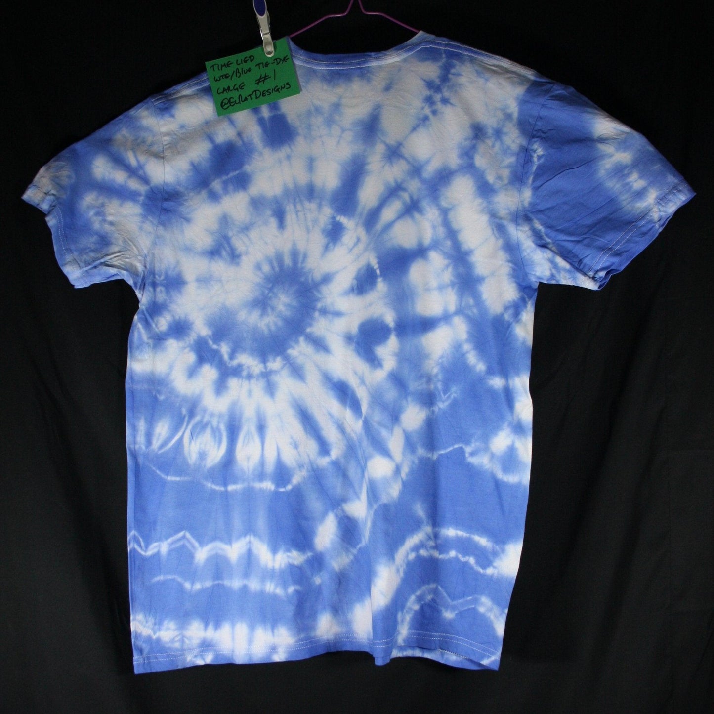 Kristin Hersh, 'Time Lied' anatomical heart tee - White/Blue Tie-Dye T-Shirt ***MISPRINT*** - ElRatDesigns - T Shirt