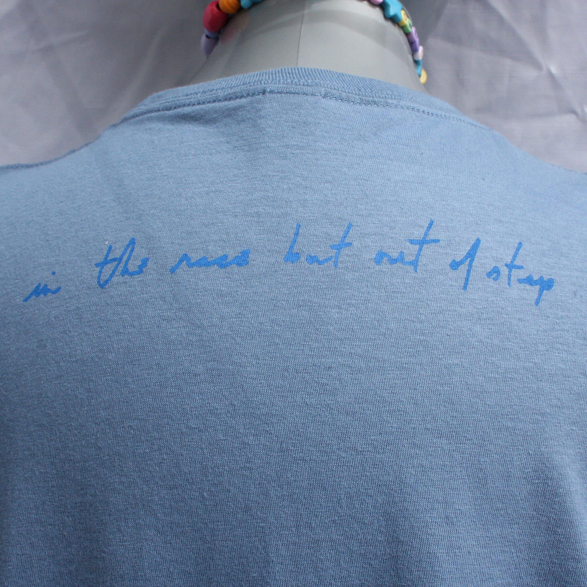 Kristin Hersh "Heaven" lyric shirt "In the race but out of step" handwritten by Kristin Hersh especially for ElRat Designs