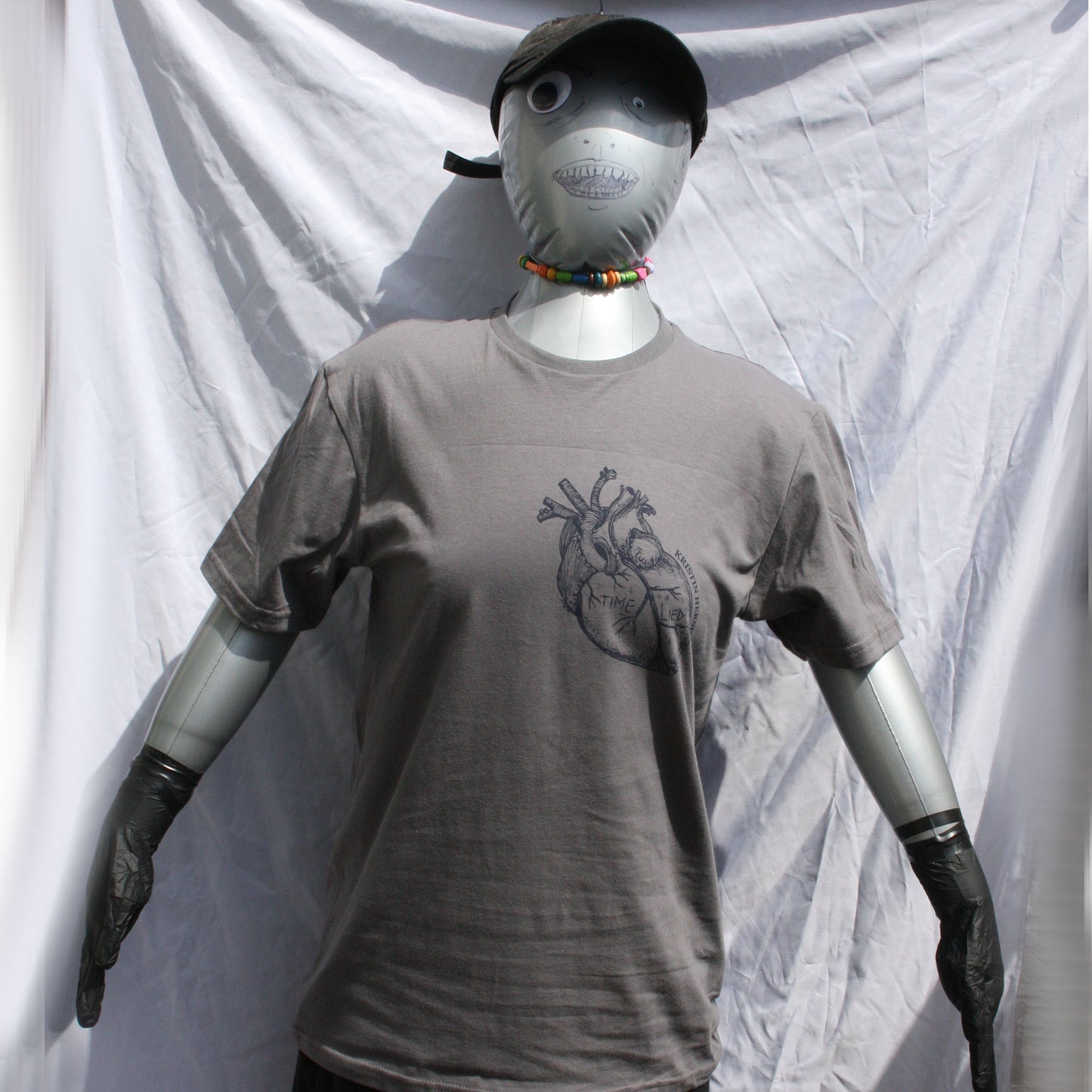 Kristin Hersh, 'Time Lied' anatomical heart tee - Black Heart Edition ���� ElRat/Hersh - ElRatDesigns - T Shirt