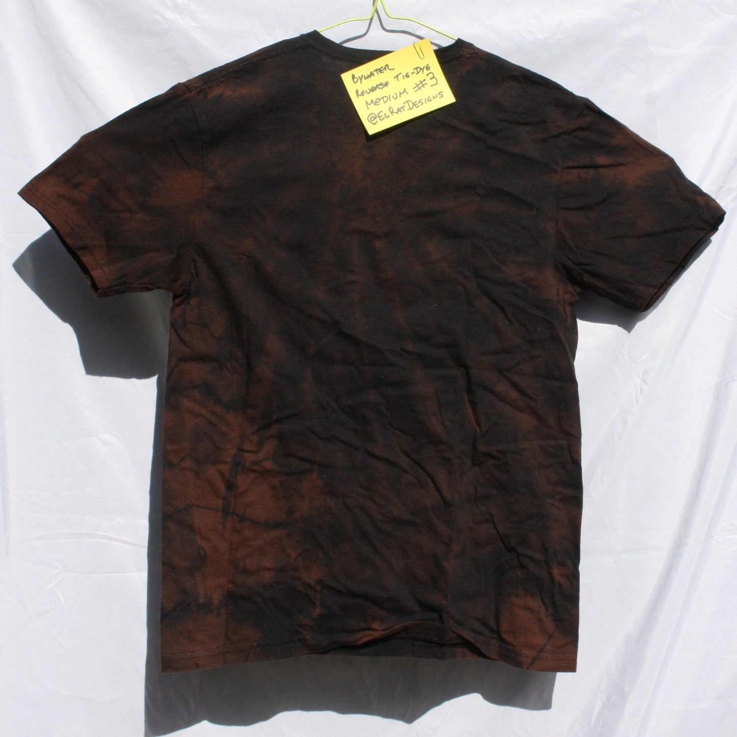 Throwing Muses 'Bywater' fish tee - Medium ONE OFF Reverse Tie-Dye (#3) ***MISPRINT*** - ElRatDesigns - T Shirt