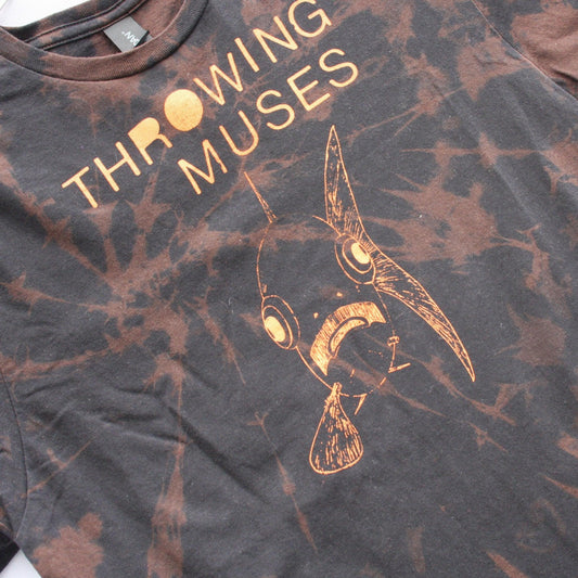 Throwing Muses 'Bywater' fish tee - Small ONE OFF Reverse Tie - Dye (#1) ***MISPRINT*** - ElRatDesigns - T Shirt