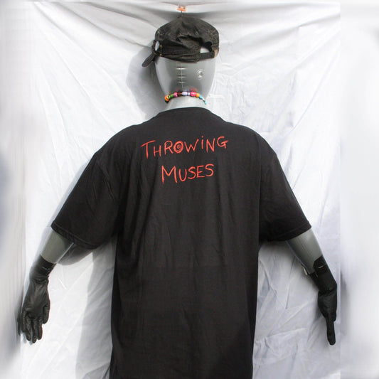 Throwing Muses 'Hook in her Head' t-shirt designed and screen-printed by ElRat Designs.