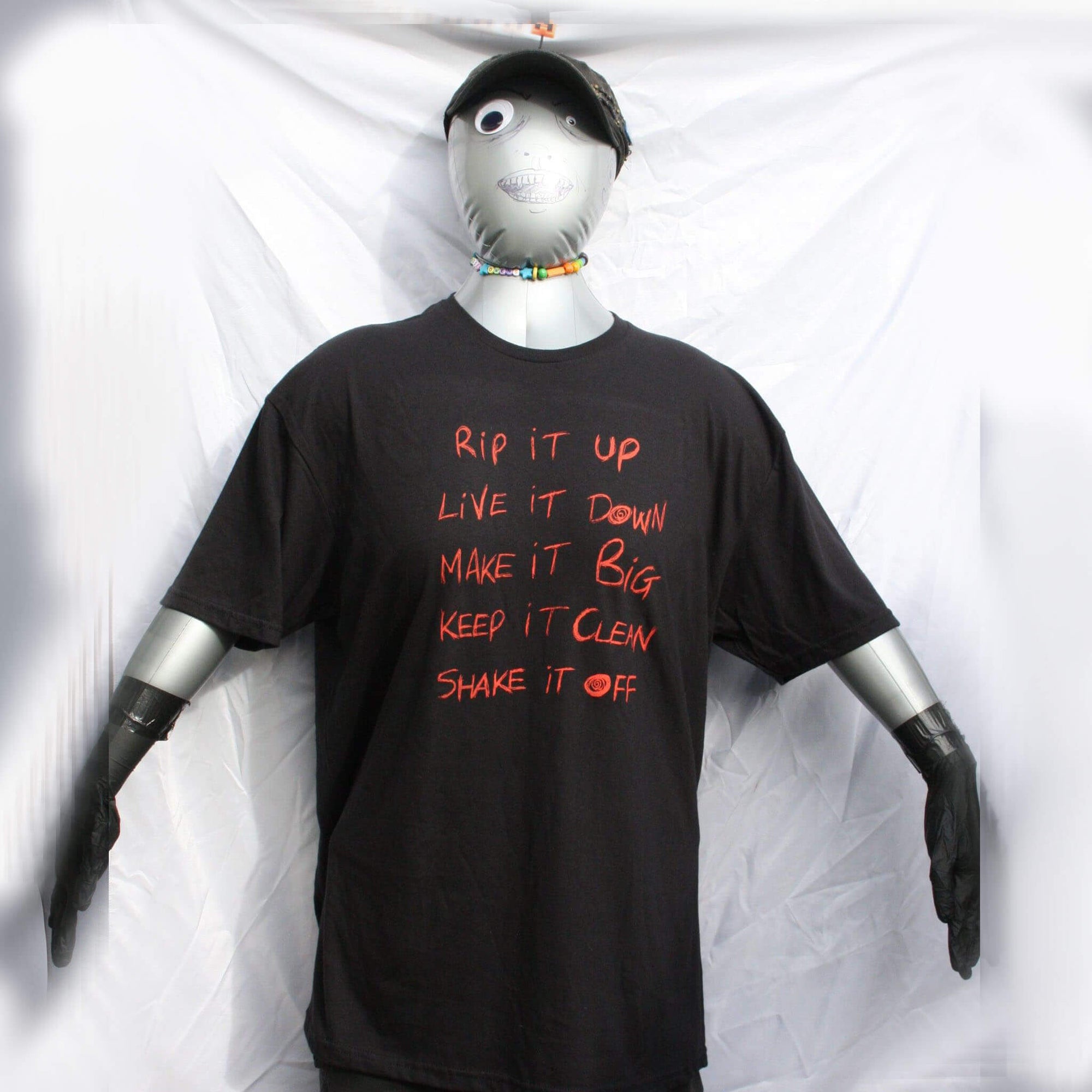 Throwing Muses 'Hook in her Head' t-shirt designed and screen-printed by ElRat Designs.