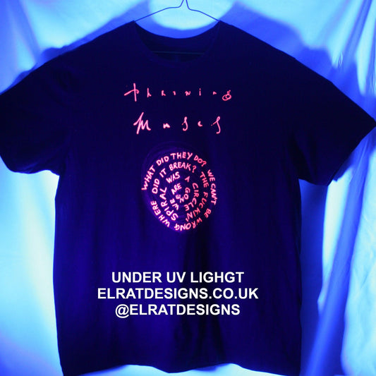 Throwing Muses, 'Snailhead' tee - fluorescent screen printed t-shirt - ElRat/Hersh - ElRatDesigns - T Shirt