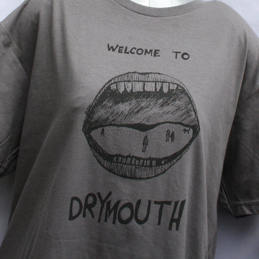 Welcome to Drymouth - Dry Mouth - Screen printed T - Shirt ElRat Designs original - ElRatDesigns - T Shirt