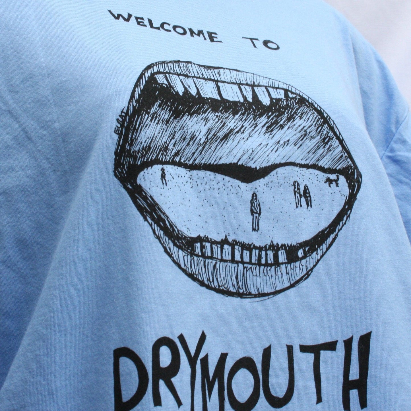 Welcome to Drymouth - Dry Mouth - Screen printed T - Shirt ElRat Designs original - ElRatDesigns - T Shirt