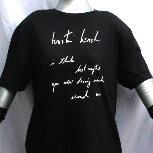 Your Ghost LYRIC TEE, handwritten by Kristin Hersh!! - ElRatDesigns - T Shirt