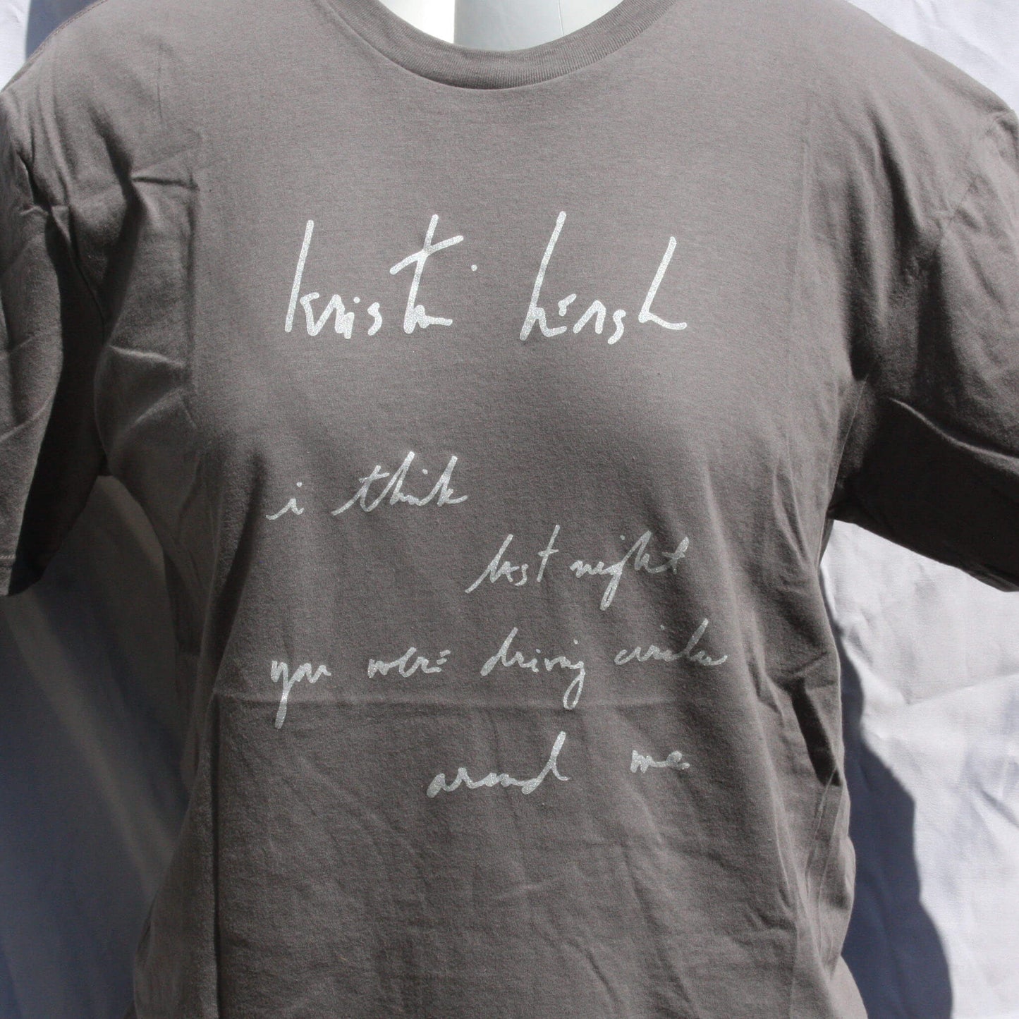 Your Ghost LYRIC TEE, handwritten by Kristin Hersh!! - ElRatDesigns - T Shirt