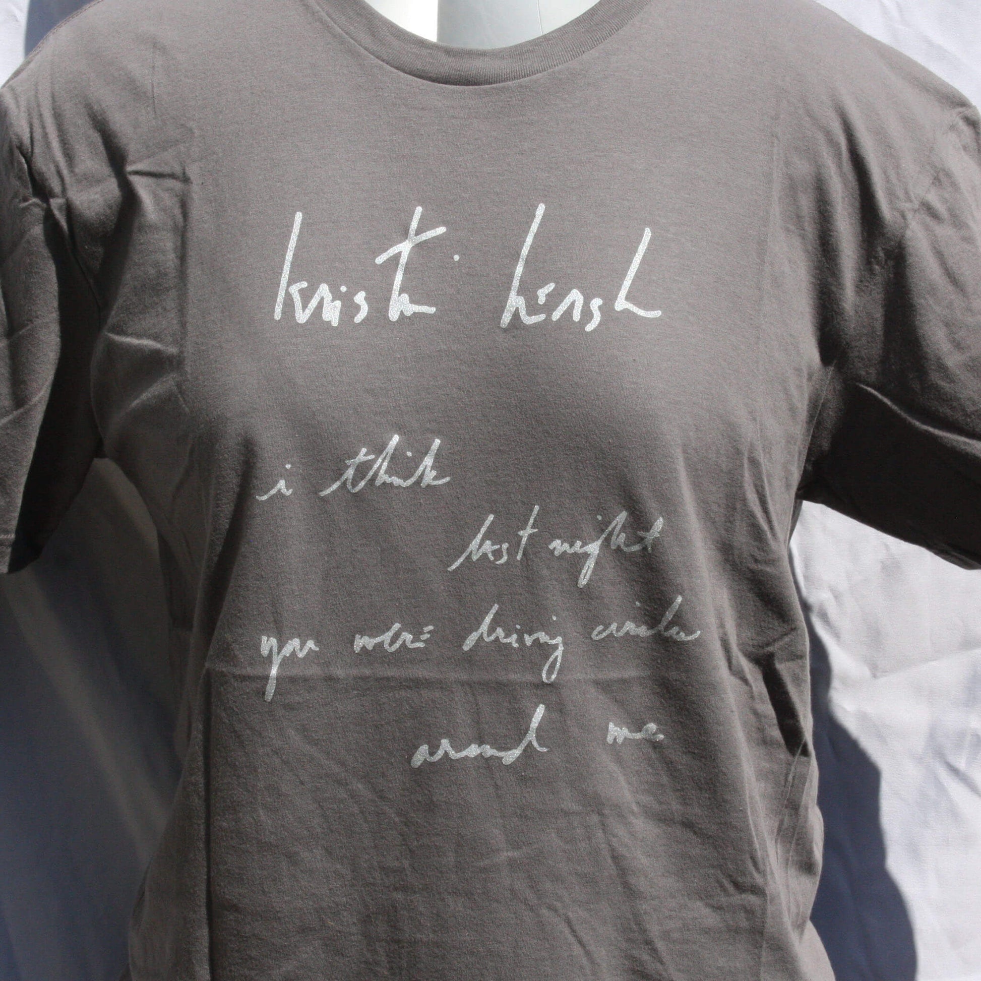 Your Ghost LYRIC TEE, handwritten by Kristin Hersh!! - ElRatDesigns - T Shirt