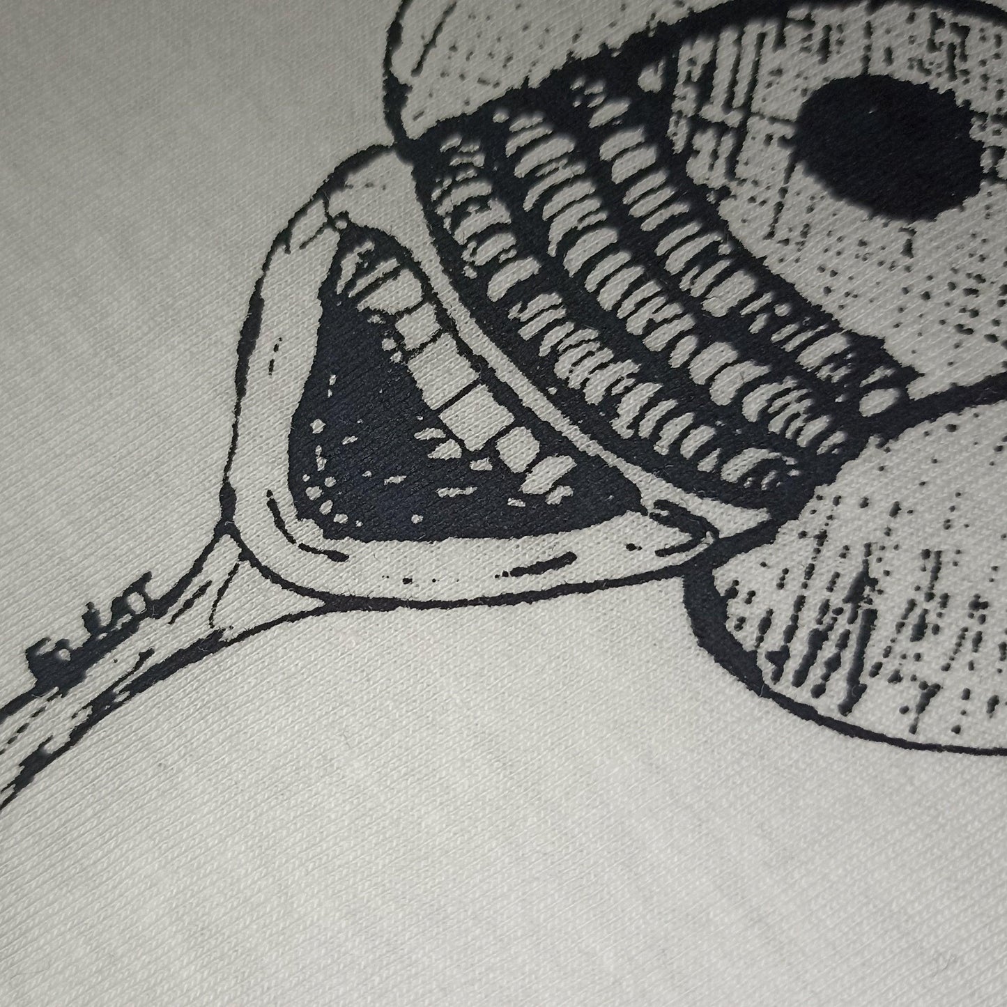 Strangely Strangelington tee - White T-Shirt with black print - ElRatDesigns - T Shirt