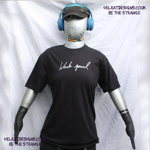 50 Foot Wave, Black Pearl, handwritten by Kristin Hersh,  written exclusively for ElRat designs - elratdesigns.co.uk