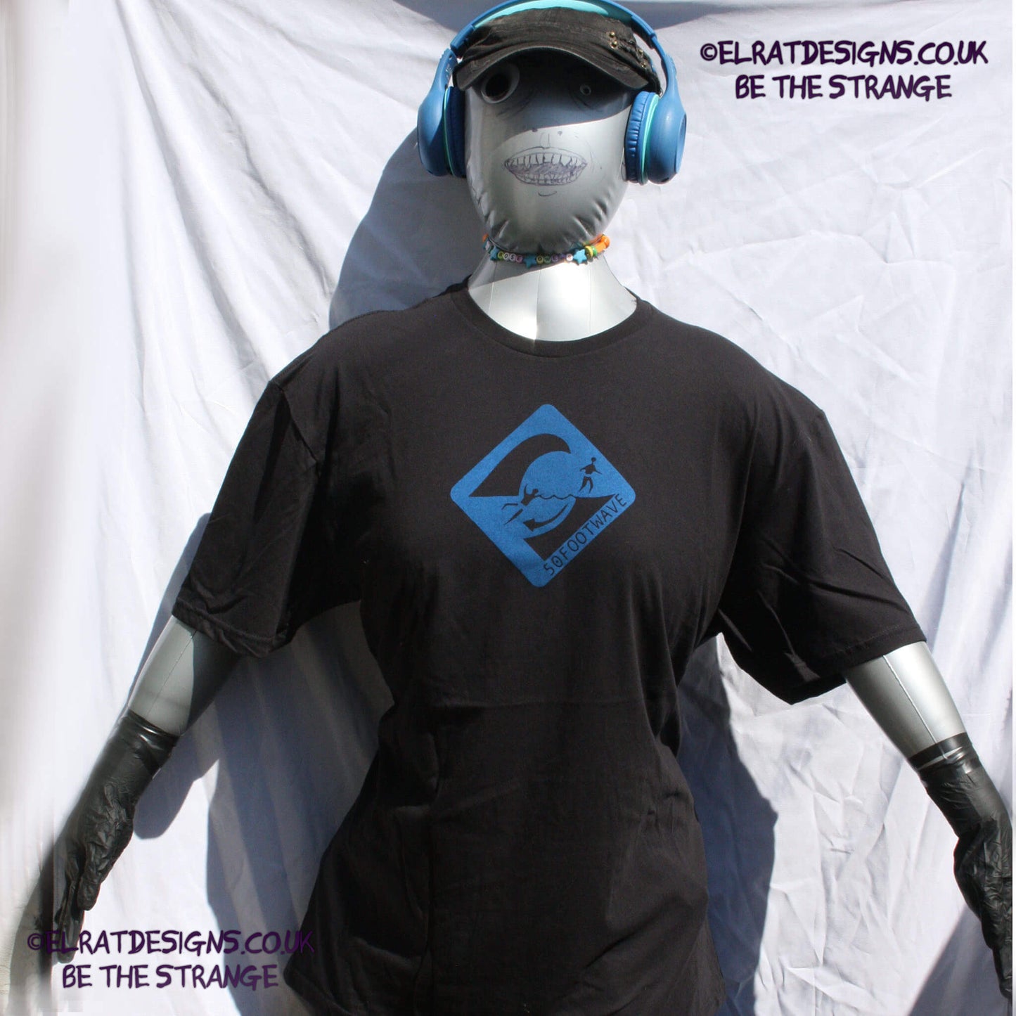 50 foot wave Classic Logo T-Shirt. show some love for the noisy end of the Hershverse. Every Hersh Shirt Supports Kristin Hersh Studio Time ElRat Designs - hero - elratdesigns.co.uk