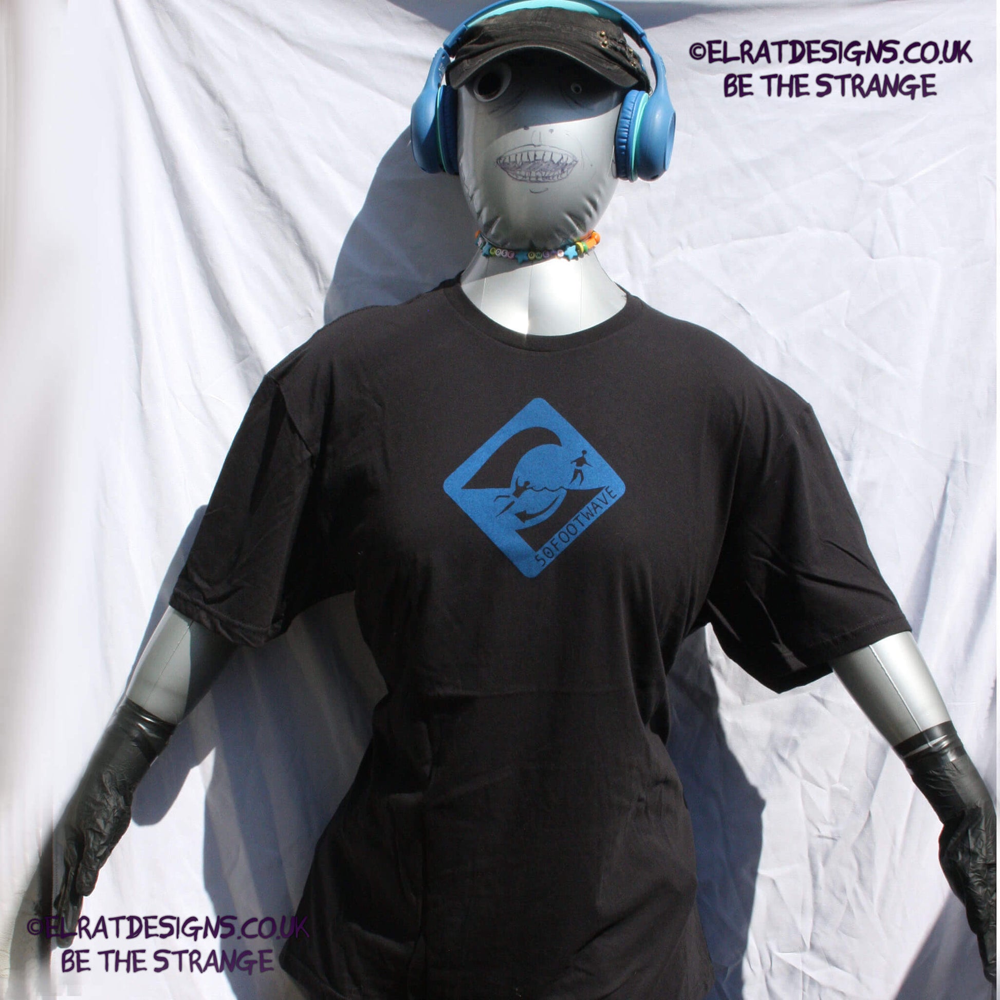 50 foot wave Classic Logo T-Shirt. show some love for the noisy end of the Hershverse. Every Hersh Shirt Supports Kristin Hersh Studio Time ElRat Designs - hero - elratdesigns.co.uk