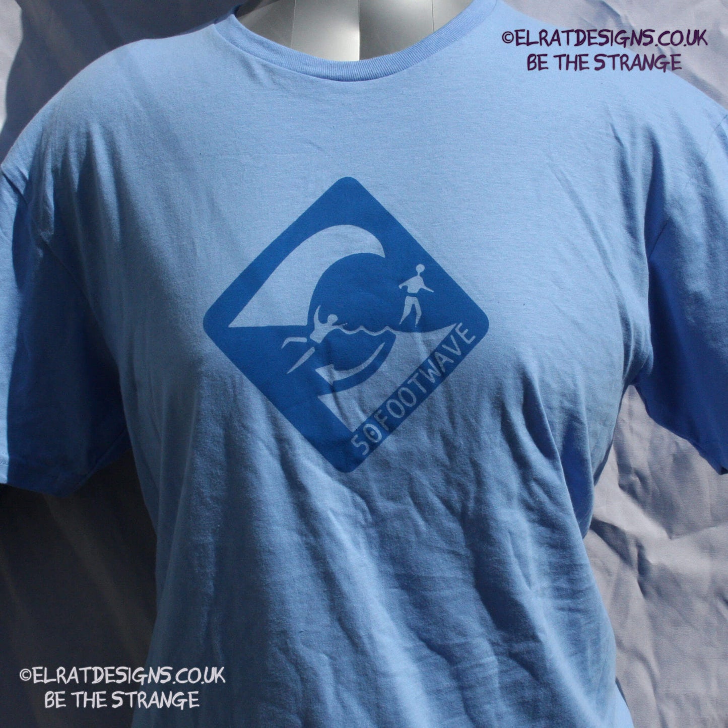 50 foot wave Classic Logo T-Shirt. show some love for the noisy end of the Hershverse. Every Hersh Shirt Supports Kristin Hersh Studio Time ElRat Designs - hero - elratdesigns.co.uk