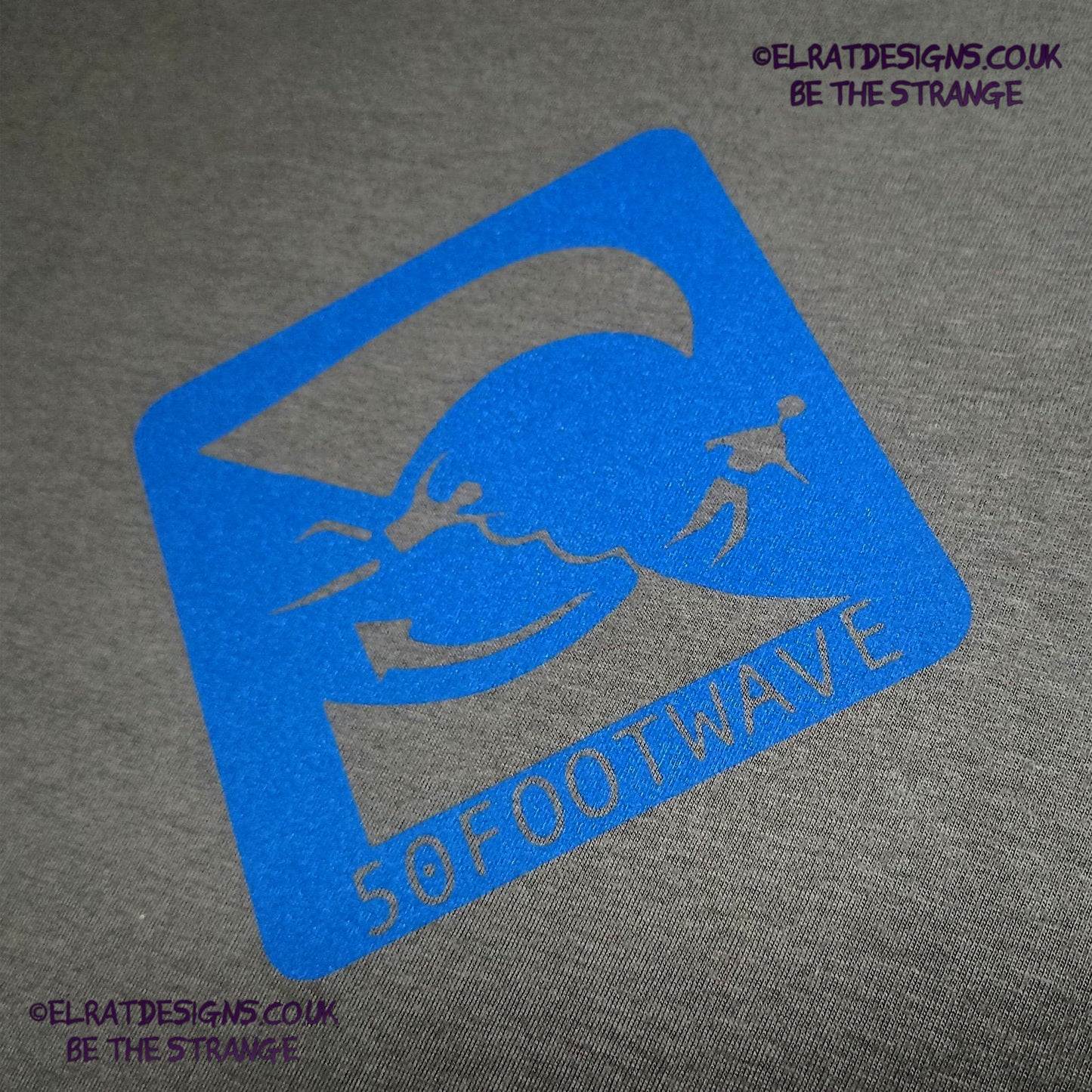 50 foot wave Classic Logo T-Shirt. show some love for the noisy end of the Hershverse. Every Hersh Shirt Supports Kristin Hersh Studio Time ElRat Designs - elratdesigns.co.uk