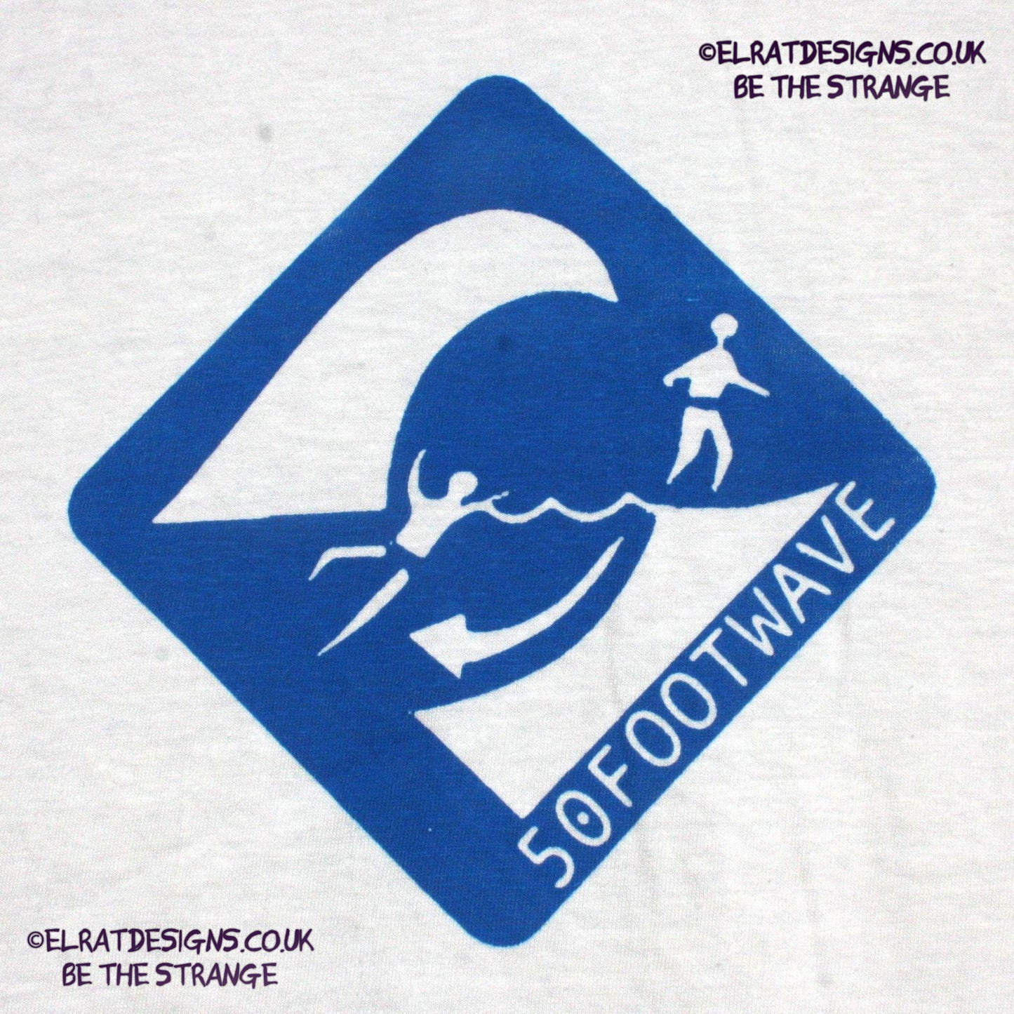 50 foot wave Classic Logo T-Shirt. show some love for the noisy end of the Hershverse. Every Hersh Shirt Supports Kristin Hersh Studio Time ElRat Designs - elratdesigns.co.uk