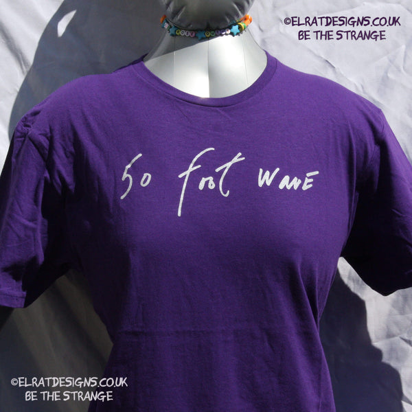 50 foot wave, band name, handwritten by Kristin Hersh,  written exclusively for ElRat designs - hero - elratdesigns.co.uk