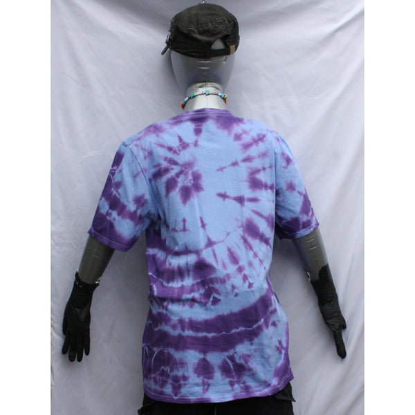50 foot wave logo T - Shirt - ONE OFF Blue/Purple Tie - Dye MEDIUM (#1) ***MISPRINT*** - ElRatDesigns - T Shirt