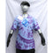 50 Foot Wave Logo Tee - Blue/Purple Tie-Dye Medium #1 Misprint | ElRat Designs