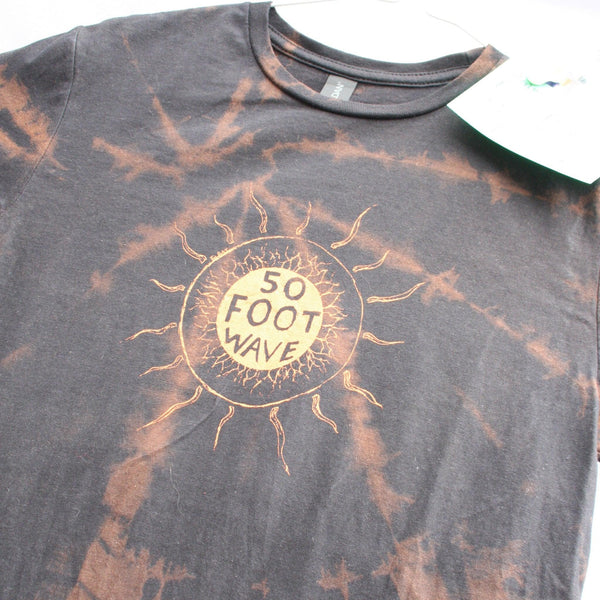 50 foot wave 'Staring into the Sun' T - Shirt - Small ONE OFF Reverse Tie - Dye (#1) ***MISPRINT*** - ElRatDesigns - T Shirt