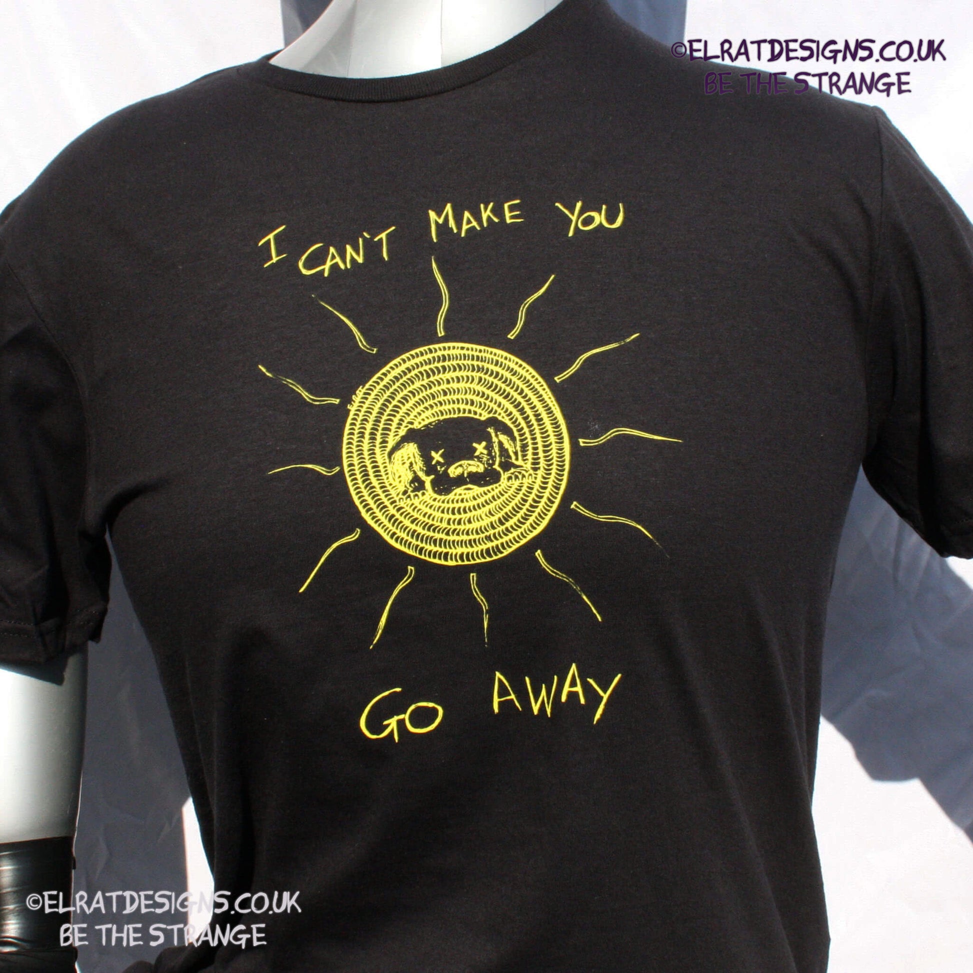 ElRat 50 foot wave 'Sun dog Coma' T-Shirt - hand drawn by ElRat. show some love for the noisy end of the Hershverse. ElRat Designs - elratdesigns.co.uk