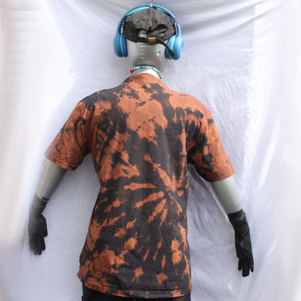 50 foot wave, handwritten by Kristin Hersh T-Shirt - Large ONE OFF Reverse Tie-Dye (#1) ***MISPRINT***