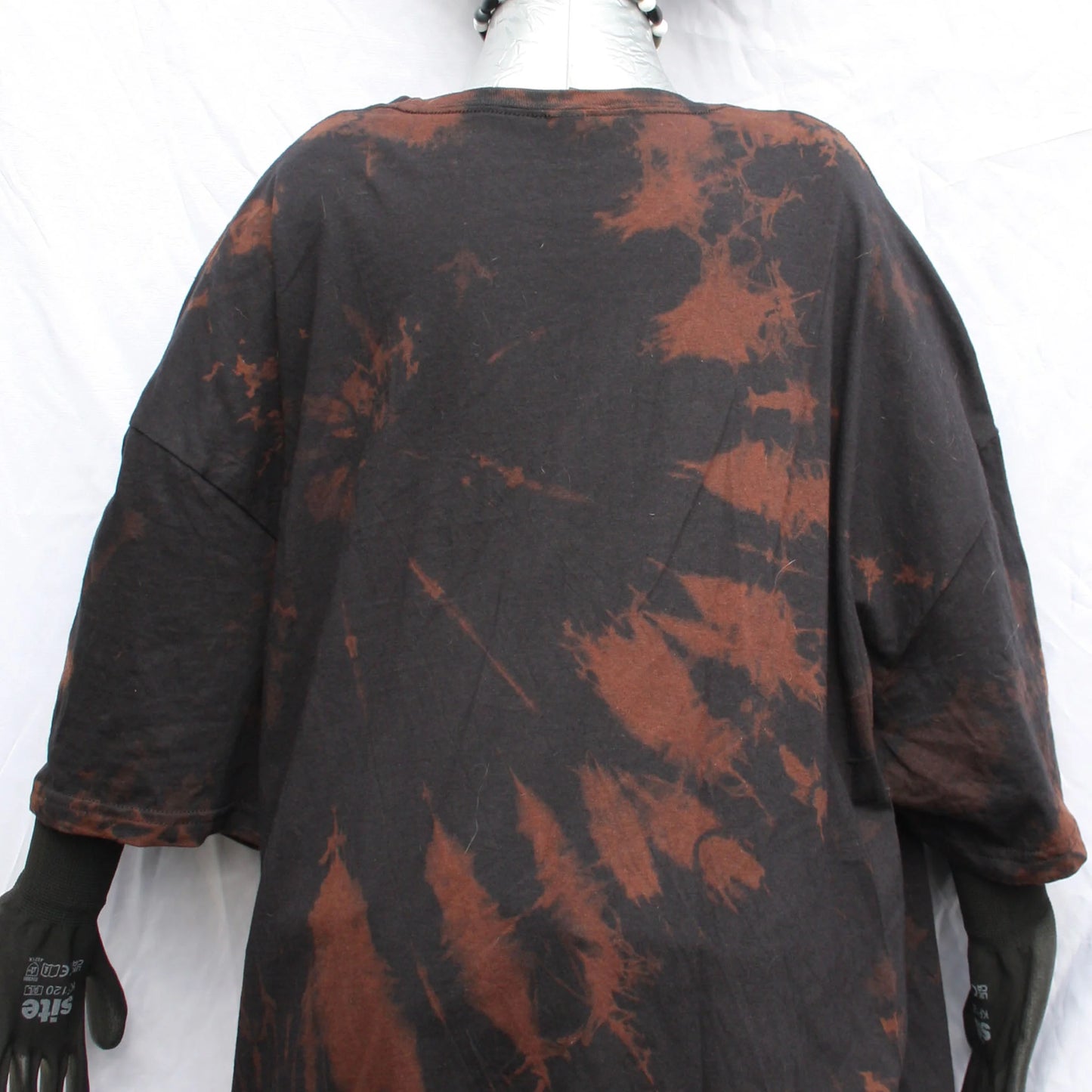 Throwing Muses 'Bywater' Flushed Edition - One-of-a-Kind Black Reverse Tie-Dye 3XL #1 | ElRat Designs